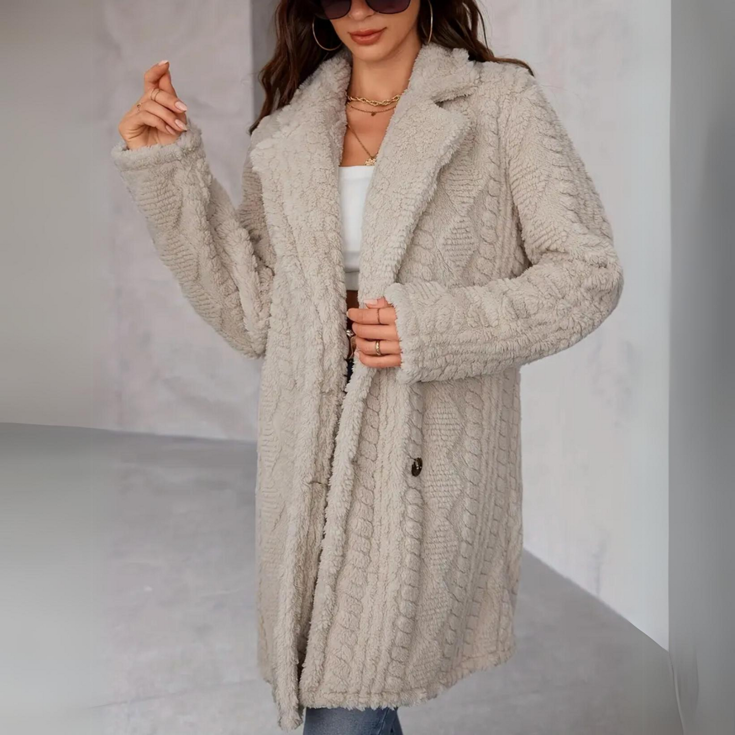 Belle | Warme Fuzzy Jas