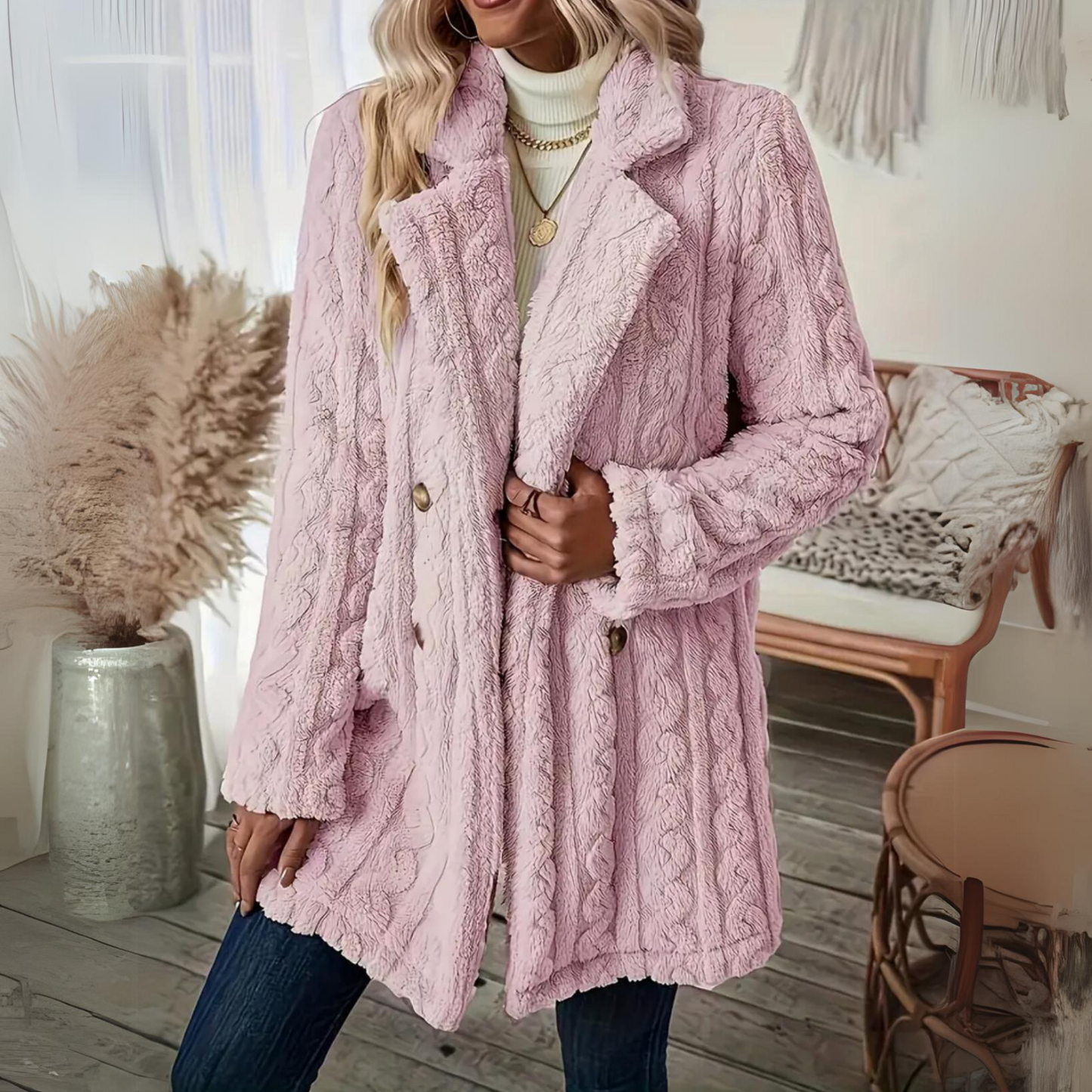 Belle | Warme Fuzzy Jas