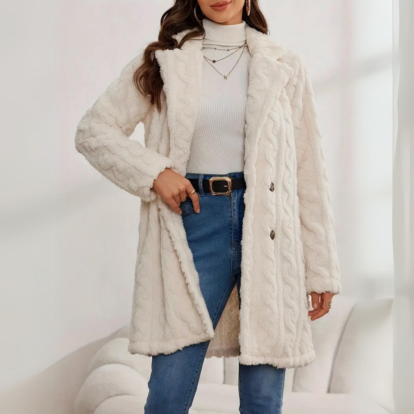 Belle | Warme Fuzzy Jas